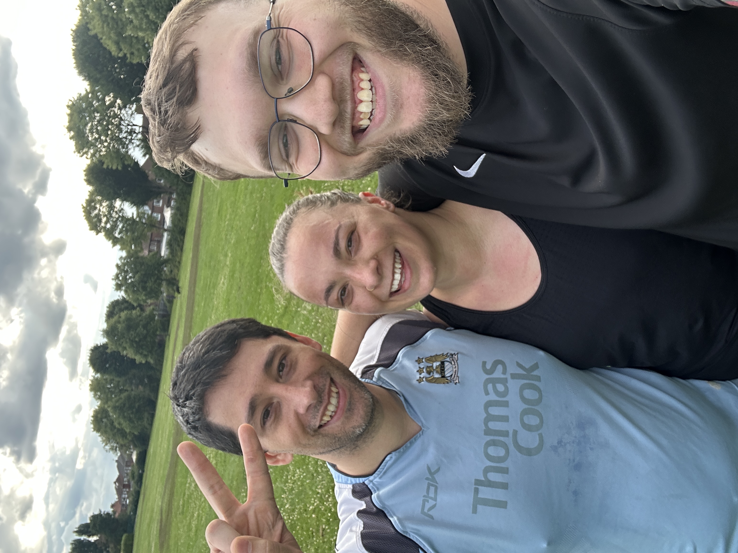 Kallum with clients Karis and Lewis — outdoor session